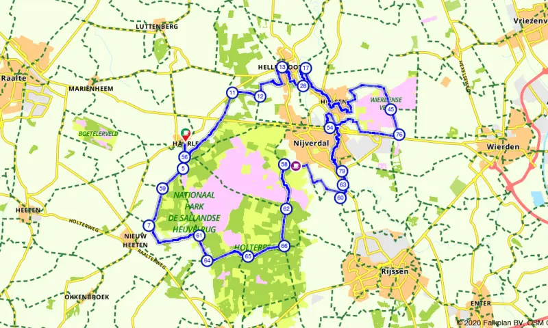 Route in Overijssel