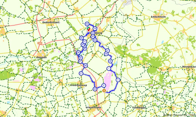 Route in Overijssel