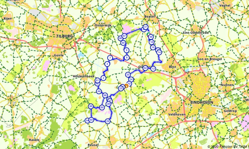 Route Noord-Brabant