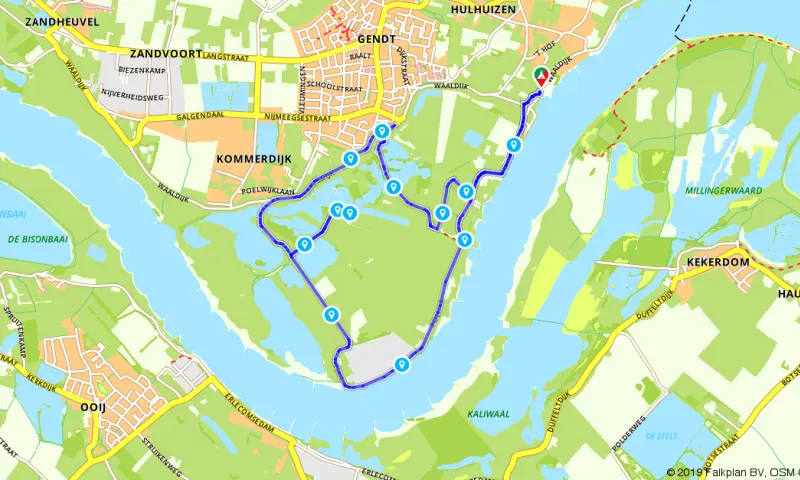 Route in Gelderland