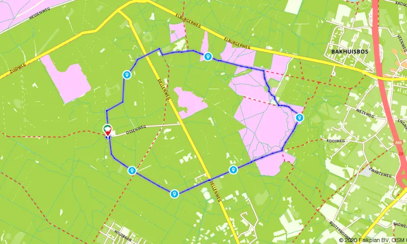 Route in Gelderland
