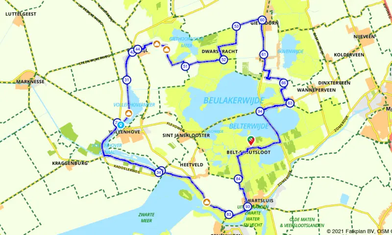 Route in Overijssel