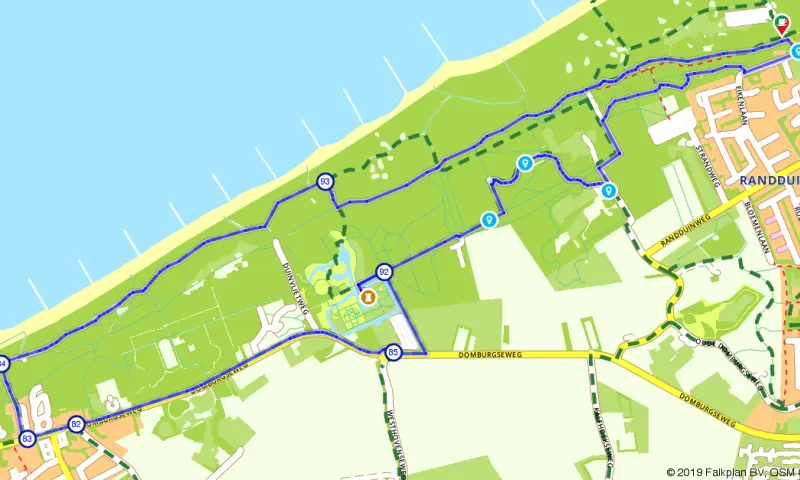 Route in Zeeland