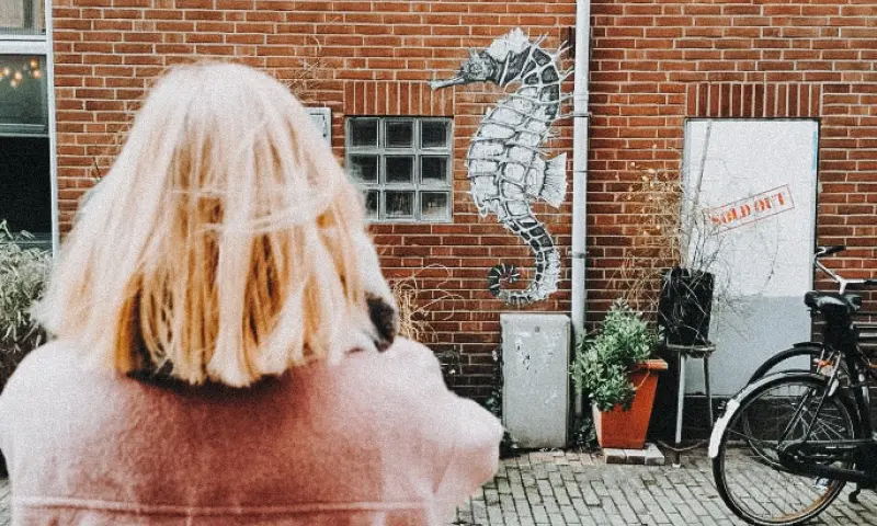 Deelnemer speurtocht Amsterdam