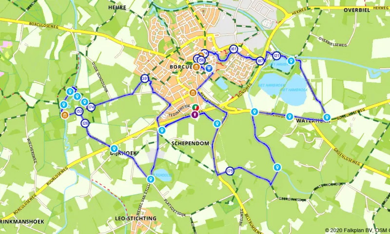 Route in Gelderland