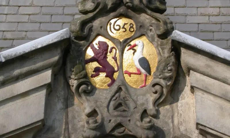 Konings ingang in de Nieuwe Kerk