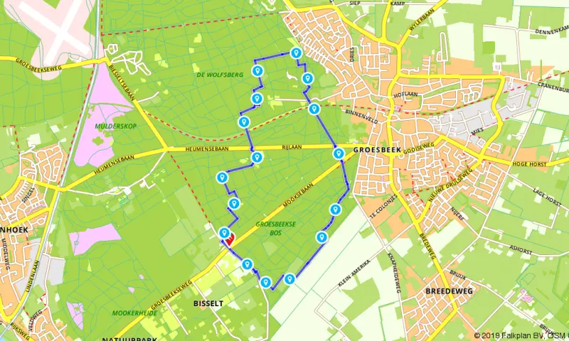 Route in Limburg