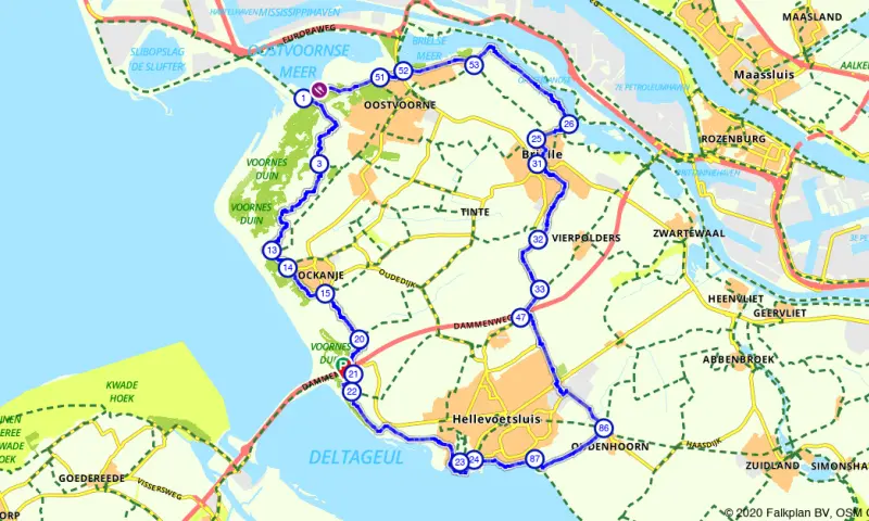 Route Zuid-Holland