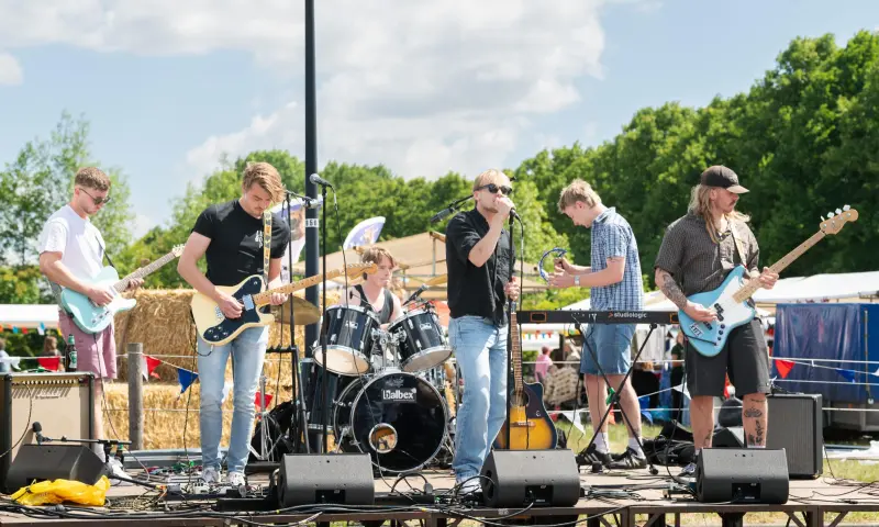 Live-muziek op het Foodplein