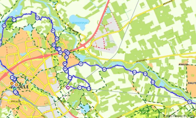 Route in Overijssel