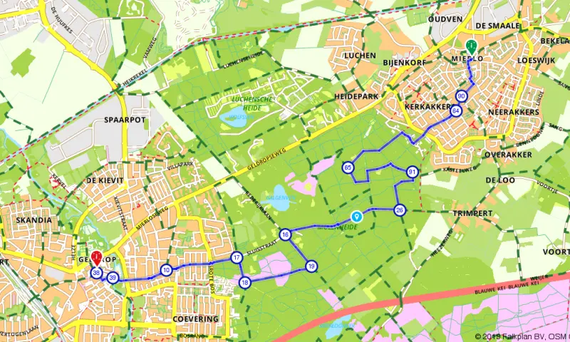 Route Noord-Brabant