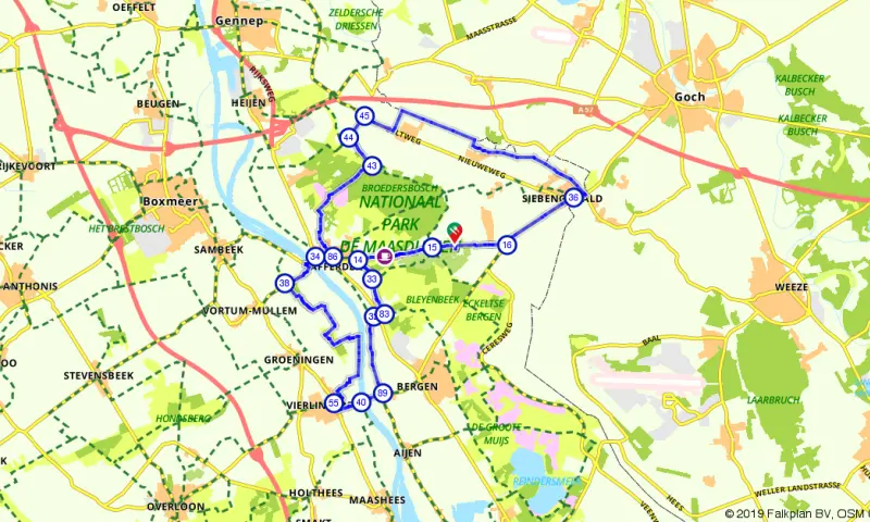 Route in Limburg