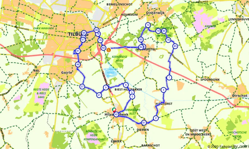 Tilburgse Trappistenklooster fietsen
