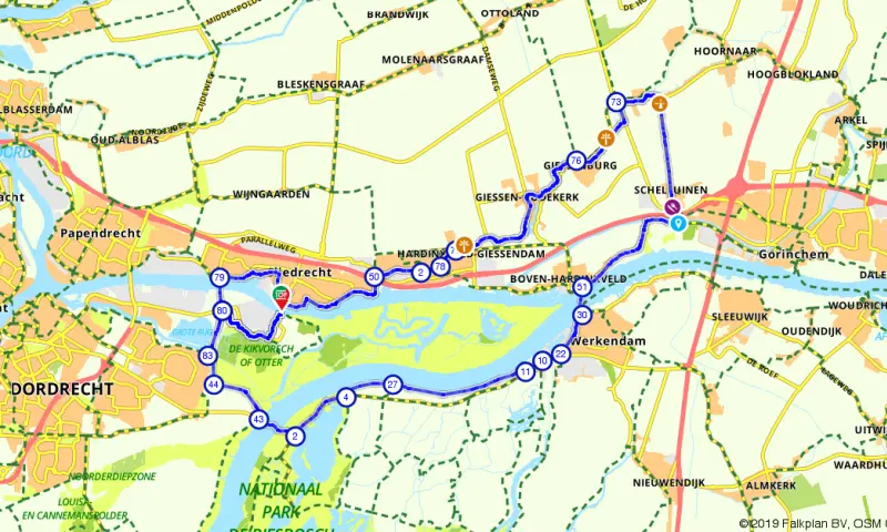 Route Zuid-Holland