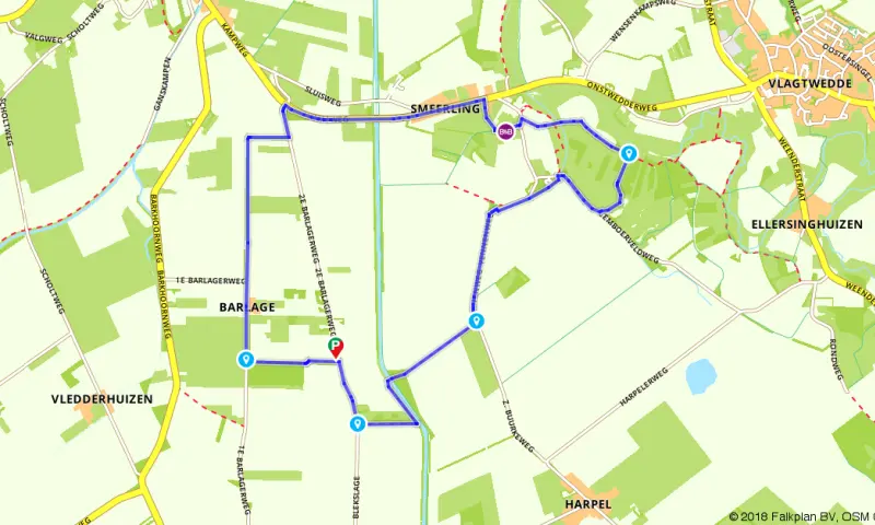 Route Groningen