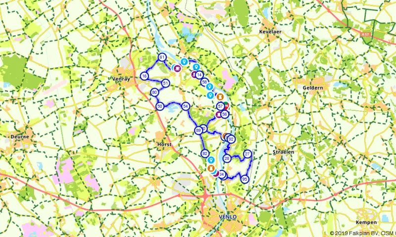 Route in Limburg