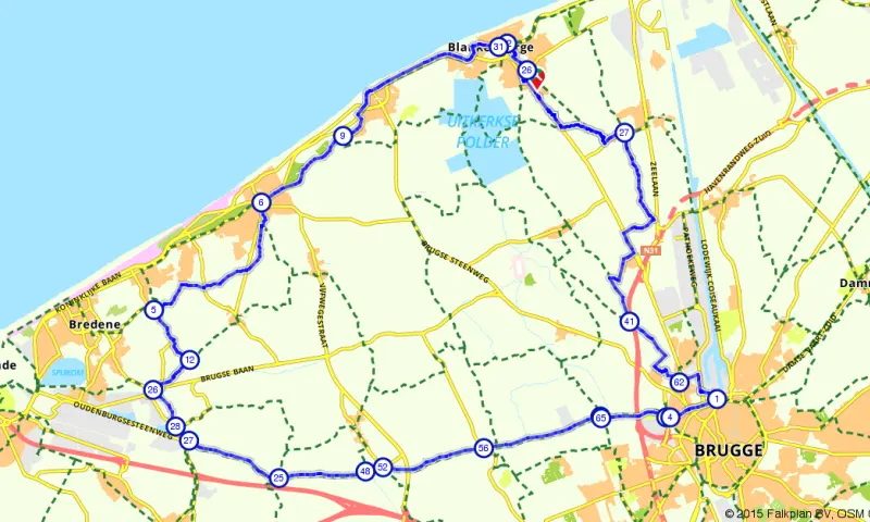 Route in het buitenland