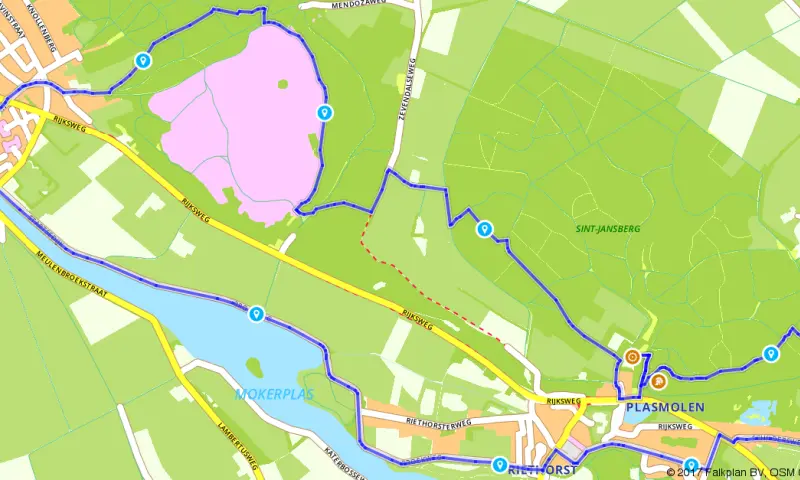 Route in Limburg