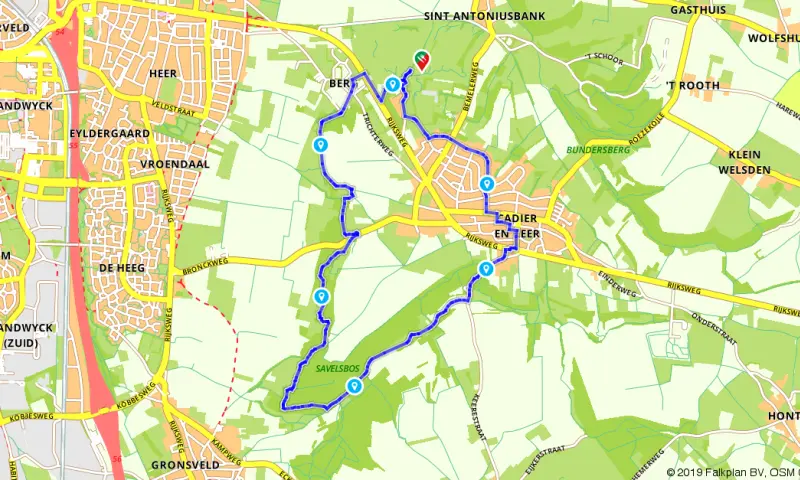 Route in Limburg