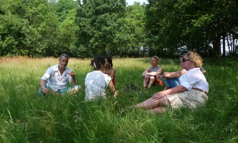genieten van een lekkere picknick onderweg