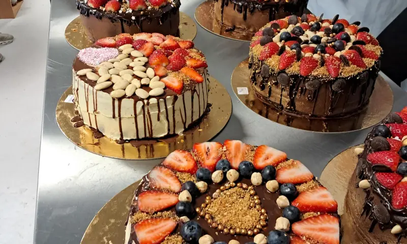 Eindproduct taart workshop chocolade