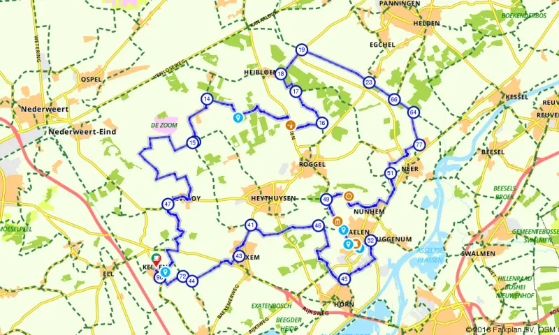 Route in Limburg