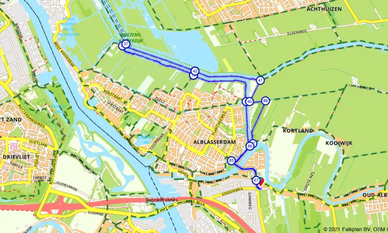 Route Zuid-Holland