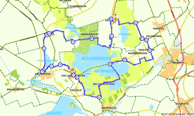 De Wiedenroute fietsen