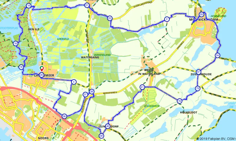 Fietsen door Waterland