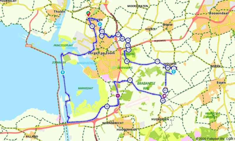 Route Noord-Brabant