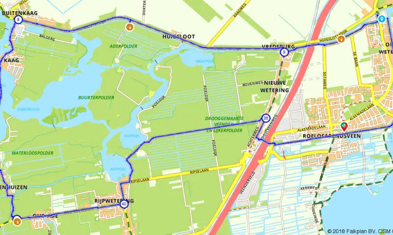 Route Zuid-Holland