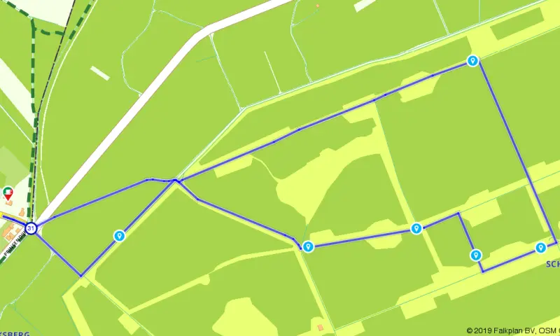 Route in Limburg
