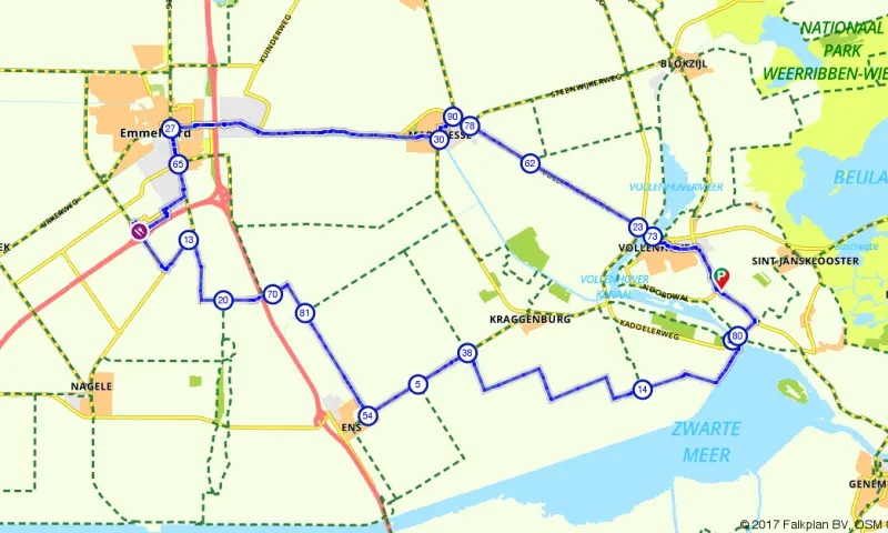 Route in Overijssel