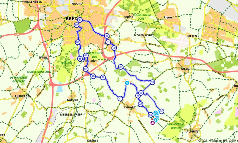 Route Noord-Brabant