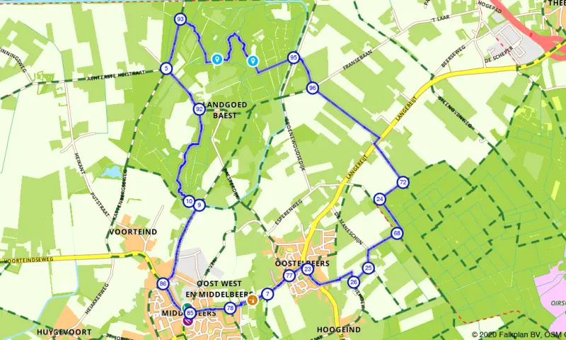 Route Noord-Brabant