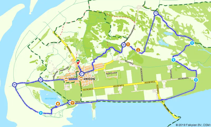 Route in Friesland