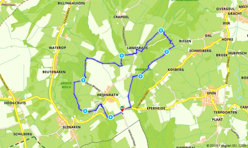 Route in Limburg