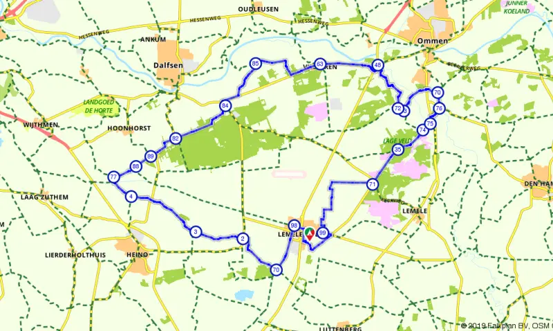 Route in Overijssel