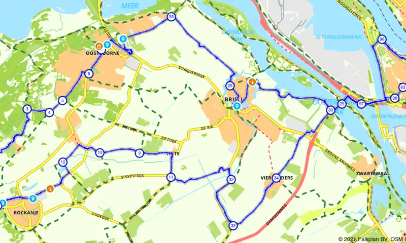 Route Zuid-Holland