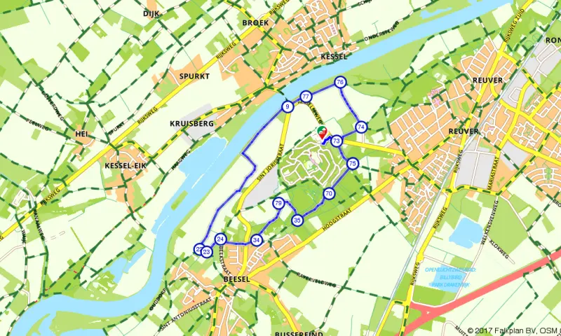 Route in Limburg