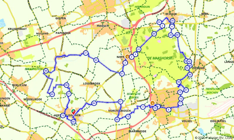 Route Noord-Brabant