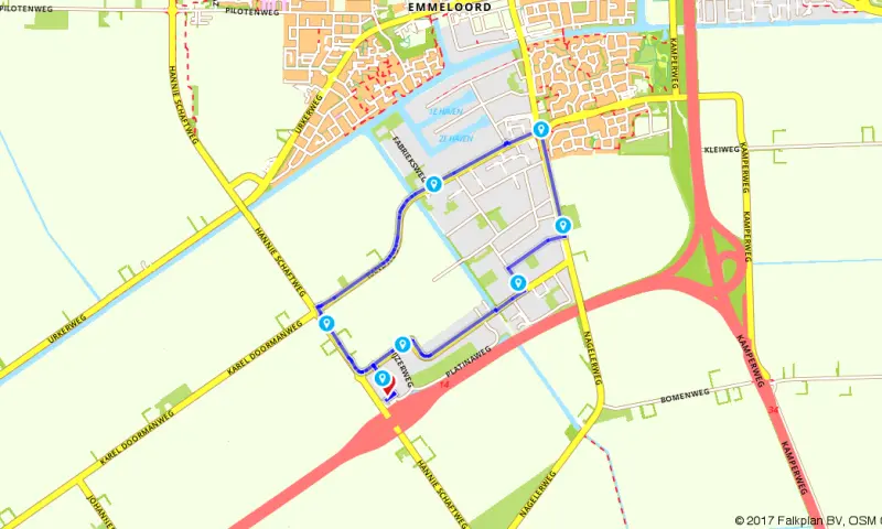 Route Emmeloord