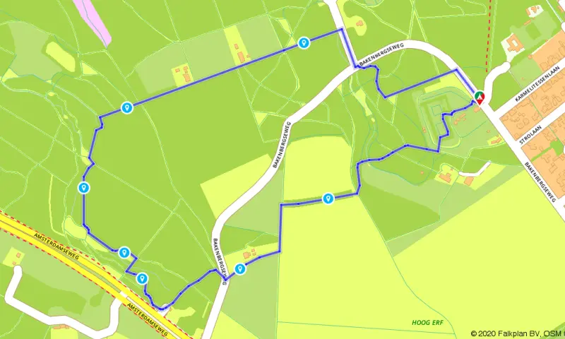 Route in Gelderland