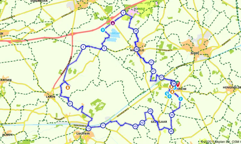 Route in Overijssel