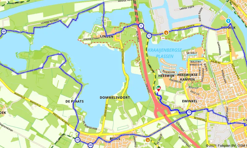 Rondje Kraaijenbergse Plassen