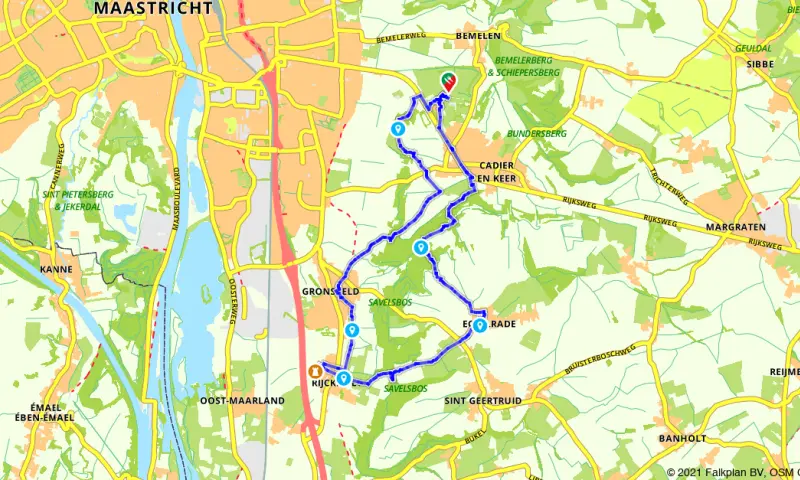 Route in Limburg