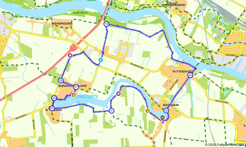 Route Zuid-Holland