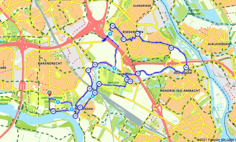 Route Zuid-Holland