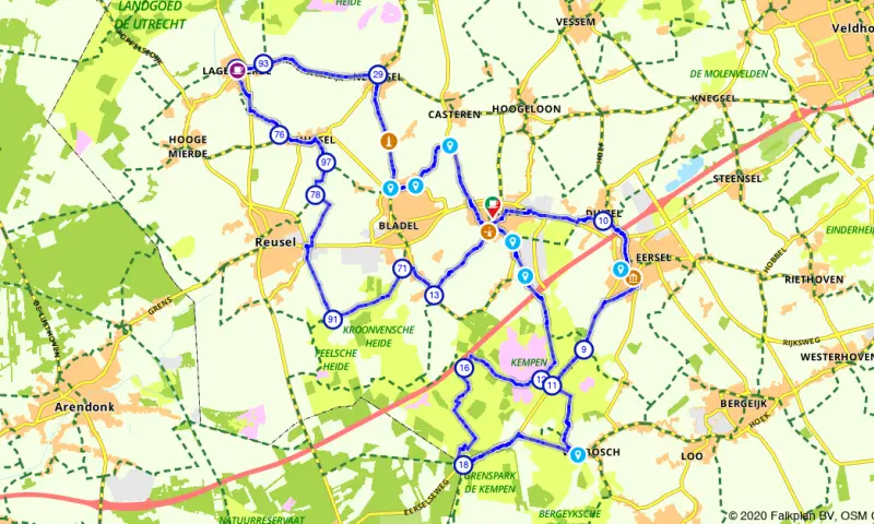 Route Noord-Brabant