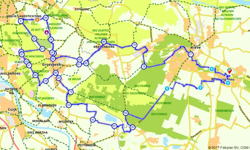 Route in het buitenland
